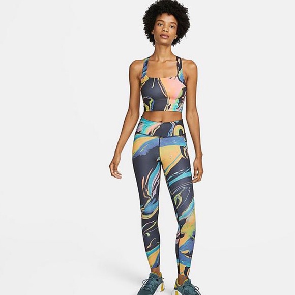 Nike Pants - Nike Dri-FIT Aurora Cropped Tank & One Luxe Mid-rise Leggings Size Small NEW